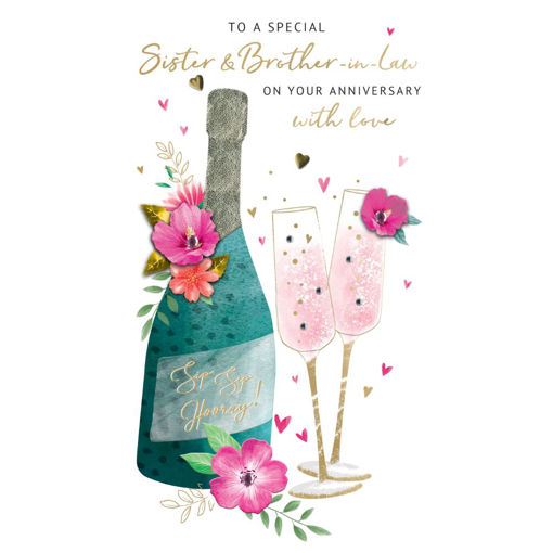 Picture of SISTER AND BROTHER IN-LAW ANNIVERSARY CARD